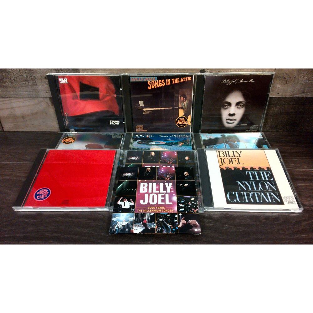 Billy Joel CD Lot of 9 Nylon Curtain Songs In The Attic Storm Front